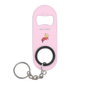 Roze Boogschutter, sterrenbeeld, sterrenbeeld Mini Flessenopener (Voorkant)