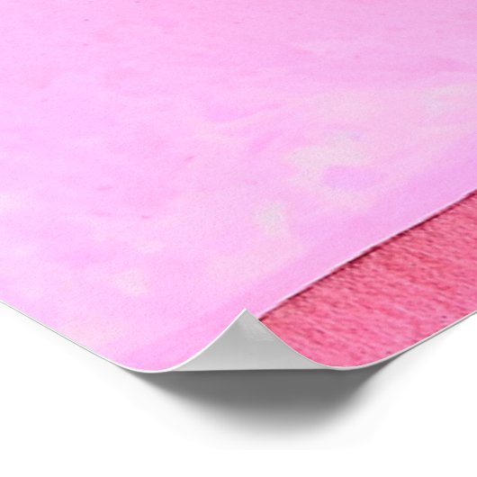 *~* Roze Boom Artsy Etherische DIY Quote Zwart AP8 Poster (Hoek)