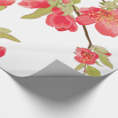 Roze boom - bloesems Gift Wrap Cadeaupapier (Hoek)