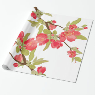 Roze boom - bloesems Gift Wrap Cadeaupapier