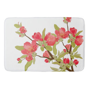 Roze boom Blossom Bath Mat