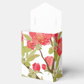 Roze boom Blossom Favor Box Bedankdoosjes (Geopend)