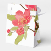 Roze boom Blossom Favor Box Bedankdoosjes (Achterkant)