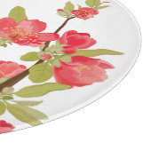 Roze boom Blossom Glass Cutting Board Snijplank (Hoek)