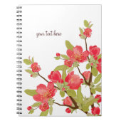 Roze boom Blossom Notitieboek (Voorkant)
