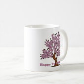 Roze boom Tu B-Shevat Koffiemok (Voorkant rechts)