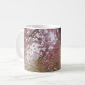 Roze boombloem koffiemok (Voorkant links)