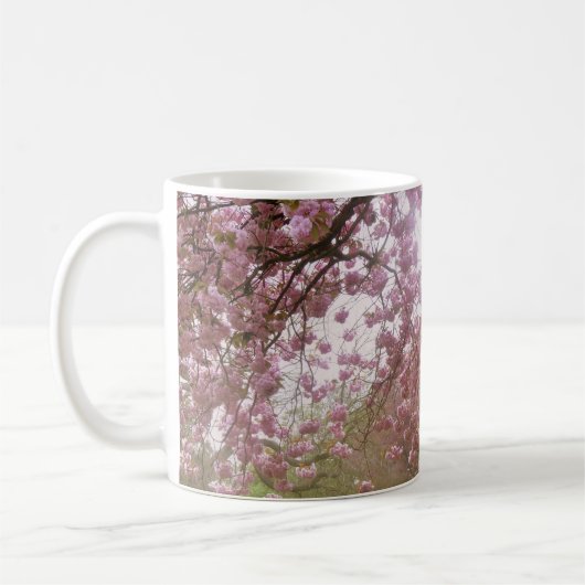 Roze boombloem koffiemok (Links)