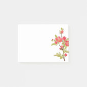 Roze boombloesems notities na het bericht post-it® notes (Voorkant)