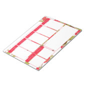 Roze boombloesems Weekagenda Notitieblok (Schuin)