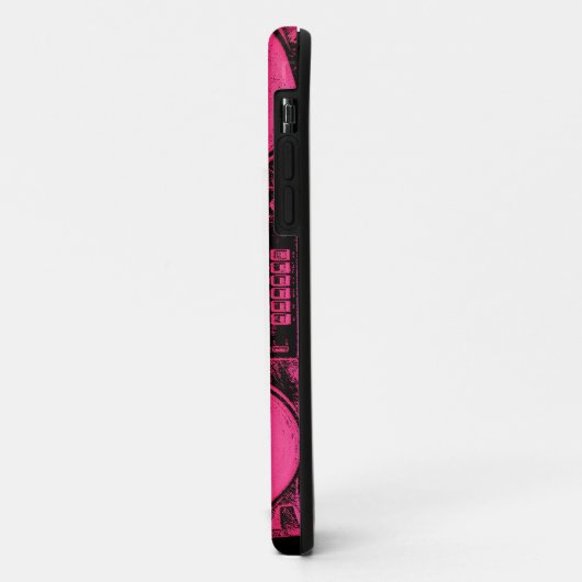 Roze boombox Case-Mate iPhone case (Achterkant/links)