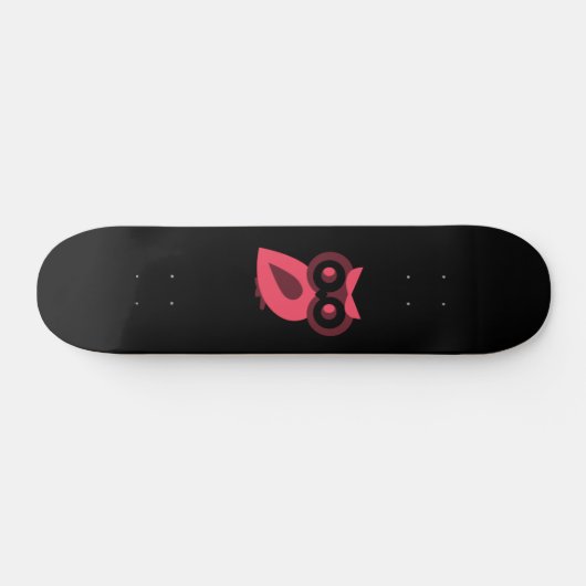 Roze boomhuiden persoonlijk skateboard (Horizontaal)