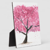 Roze boomkers bloesem fotoplaat (Zijkant)