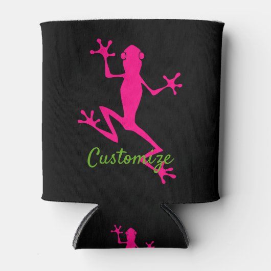 Roze boomkikker Thunder_Cove Blikjeskoeler (Voorkant)