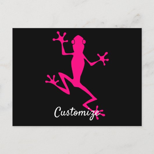 Roze boomkikker Thunder_Cove Briefkaart (Voorkant)