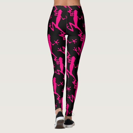 Roze boomkikker Thunder_Cove Leggings (Achterkant)