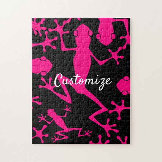 Roze Boomkikker Thunder_Cove Legpuzzel (Verticaal)