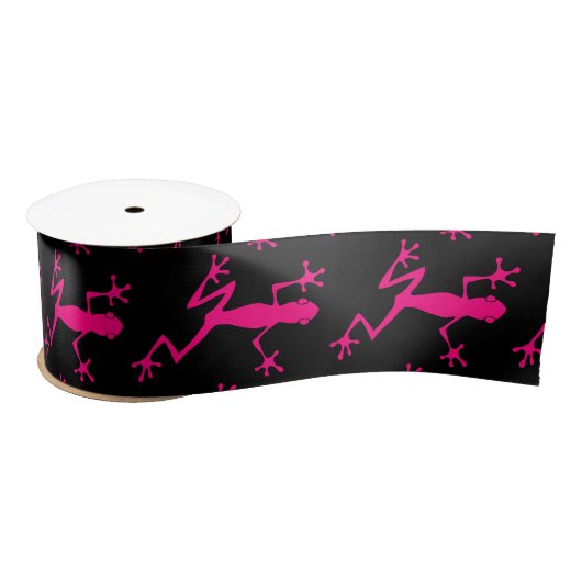 Roze boomkikker Thunder_Cove Satijnen Lint (Spoel)