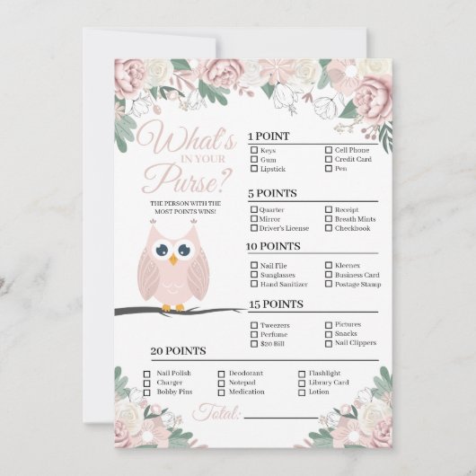 Roze boomkorflens Wat zit er in je Kaart voor paar (Voorkant)