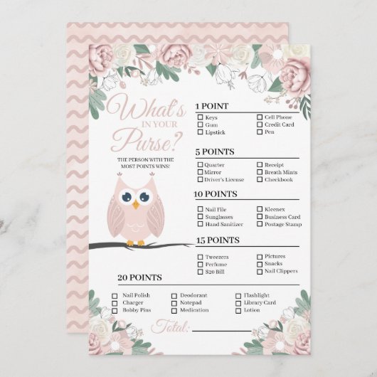 Roze boomkorflens Wat zit er in je Kaart voor paar (Voorkant / Achterkant)