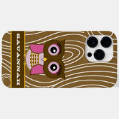 Roze boomkorrel Zig Zag Kies uw kleur Case-Mate iPhone Case (Achterkant (horizontaal))