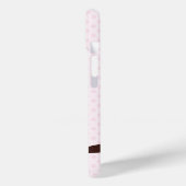 Roze boomkorren Case-Mate iPhone case (Achterkant / Links)