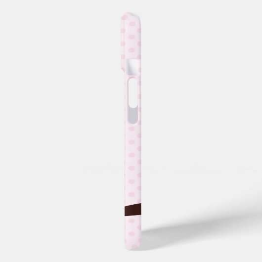 Roze boomkorren Case-Mate iPhone case (Achterkant / Links)