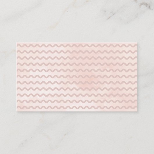 Roze boomkorren Floral Baby shower Diaper Raffle Informatiekaartje (Achterkant)