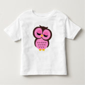 Roze boomkorren kinder shirts (Voorkant)