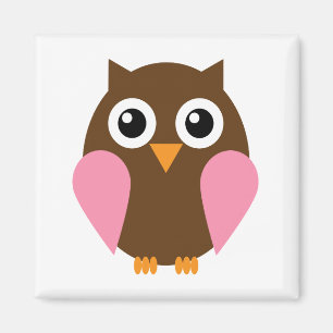 Roze boomkorren magneet