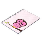 Roze boomkorren notitieboek (Linkerzijde)