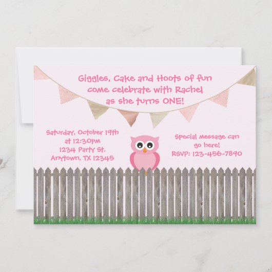 Roze boomkorren op uitnodiging van de Dag van de O (Voorkant)