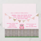 Roze boomkorren op uitnodiging van de Dag van de O (Voorkant / Achterkant)