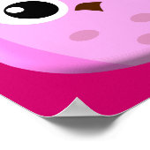 Roze boomkorren poster (Hoek)