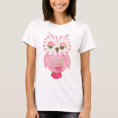 Roze boomkorren t-shirt (Voorkant)
