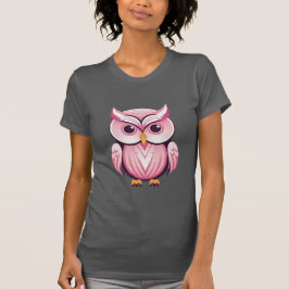 Roze boomkorren t-shirt