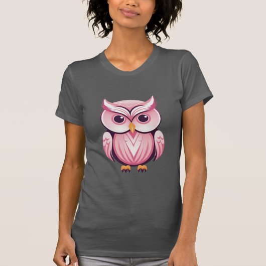 Roze boomkorren t-shirt (Voorkant)