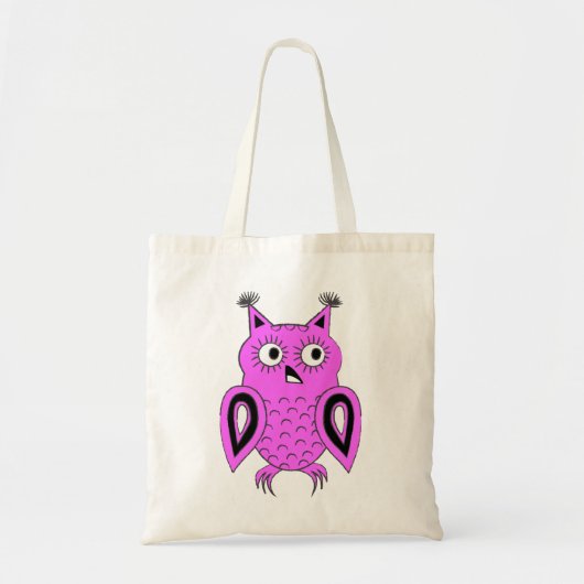 Roze boomkorren tote bag (Voorkant)