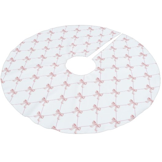 Roze boomrok kerstboom rok (Gekanteld)