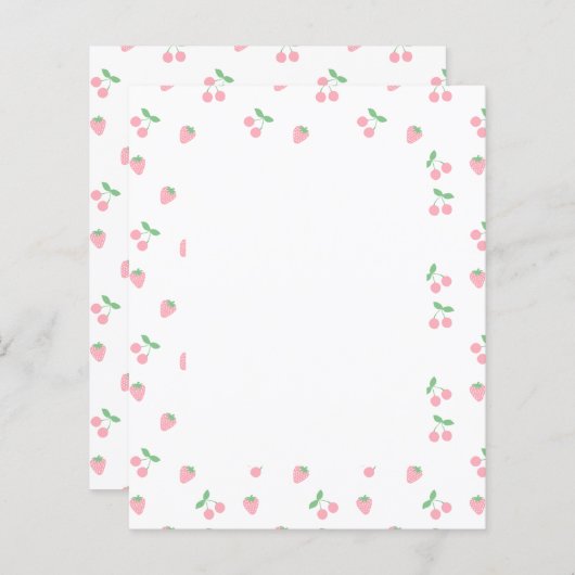  roze boomvrucht (Voorkant / Achterkant)