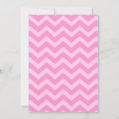 Roze boot- en vuurtoren babyshower uitnodiging voo (Achterkant)