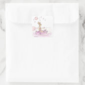 Roze Boot Sticker (Tas)