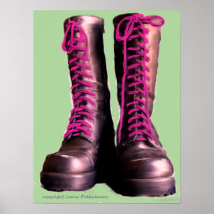 Roze Boots Poster