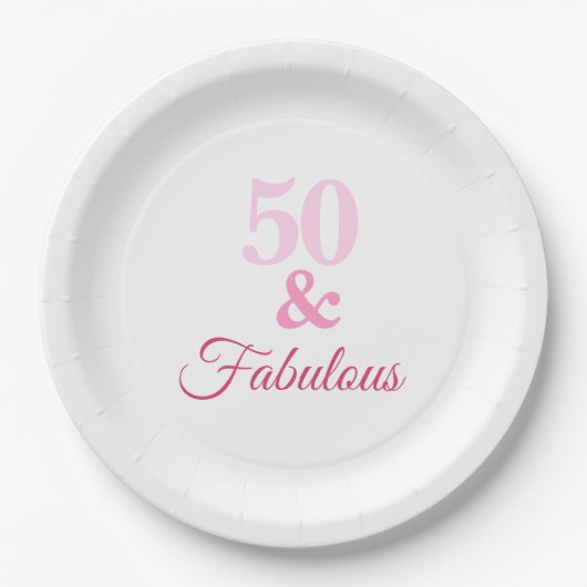 Roze Bord 50 en Fabulous Paper (Voorkant)