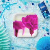 Roze Bord anjerpapier (Feest)