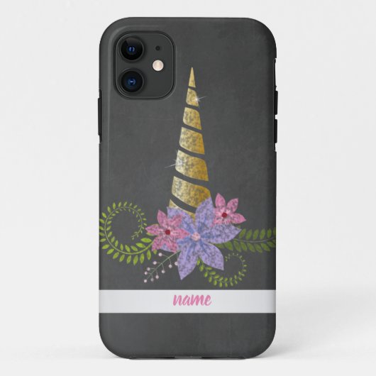 roze bord eenhoorn telefooncel Case-Mate iPhone case (Achterkant)