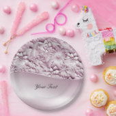 Roze Bord Floral Paper (Feest)