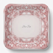 Roze Bord Floral Paper (Voorkant)