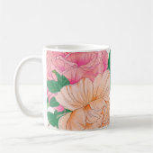 Roze & Bord Sinaasappel Roos Koffiemok (Links)