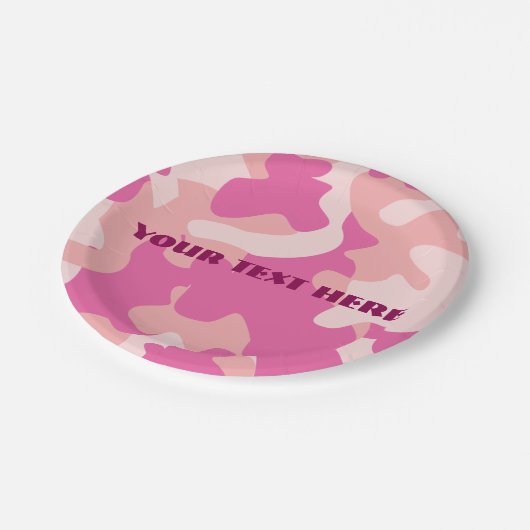 Roze Bord van Camopapier (Gekanteld)